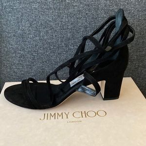 Jimmy Choo Flynn 65 in black suede